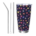 thumbnail image 1 of Junzan Planets for 20oz Stainless Steel Insulated Car Cup with Spillproof Lid - Insulated Coffee Mug Thermal Cup-Straw Three-piece Set, 1 of 8