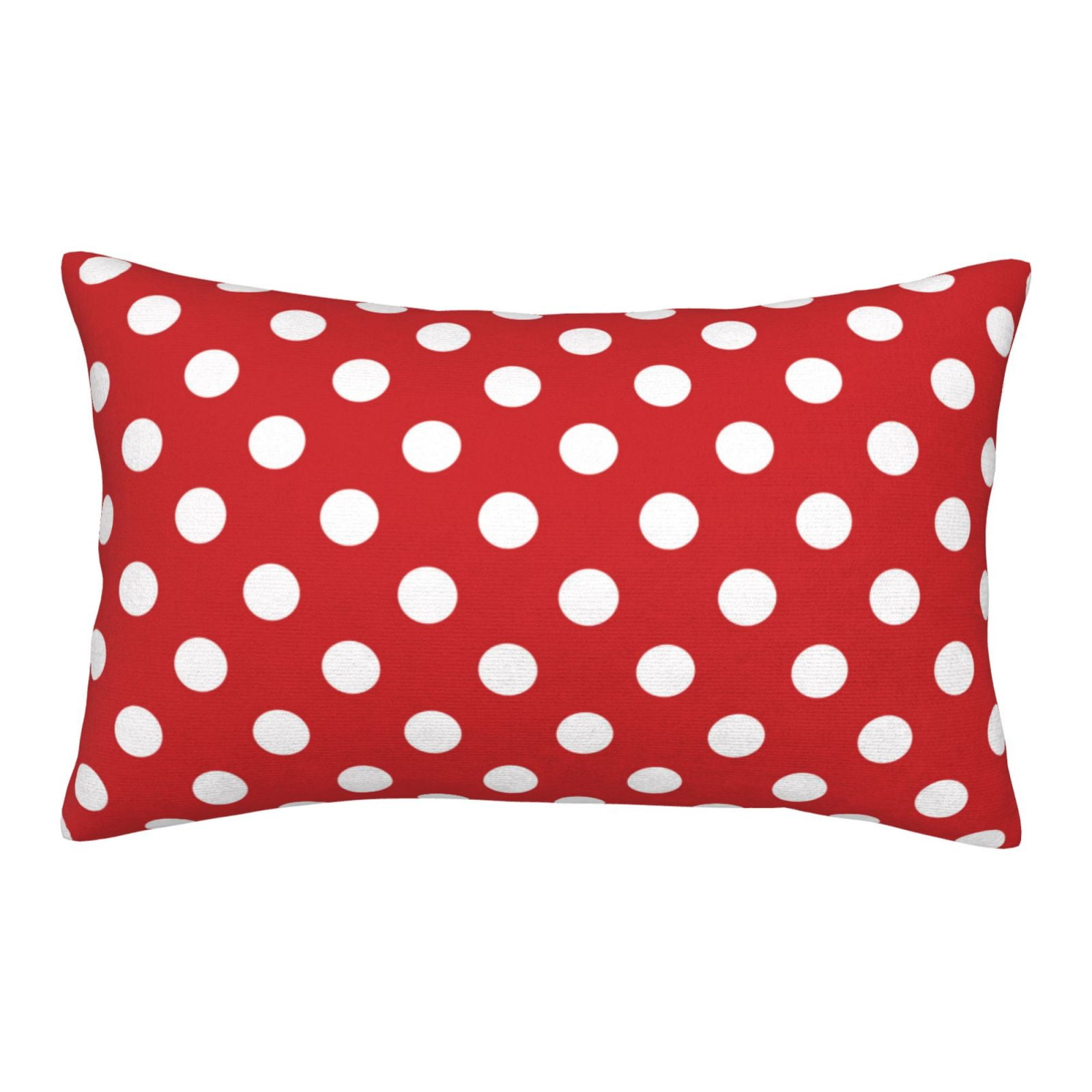 Junzan Red Polka Dot Pillow Cases Standard Size, With Envelope Closure ...