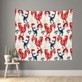 thumbnail image 1 of Junzan Roosters Tapestry Wall Tapestry Home Decor For Room 60x51 Inches, 1 of 9
