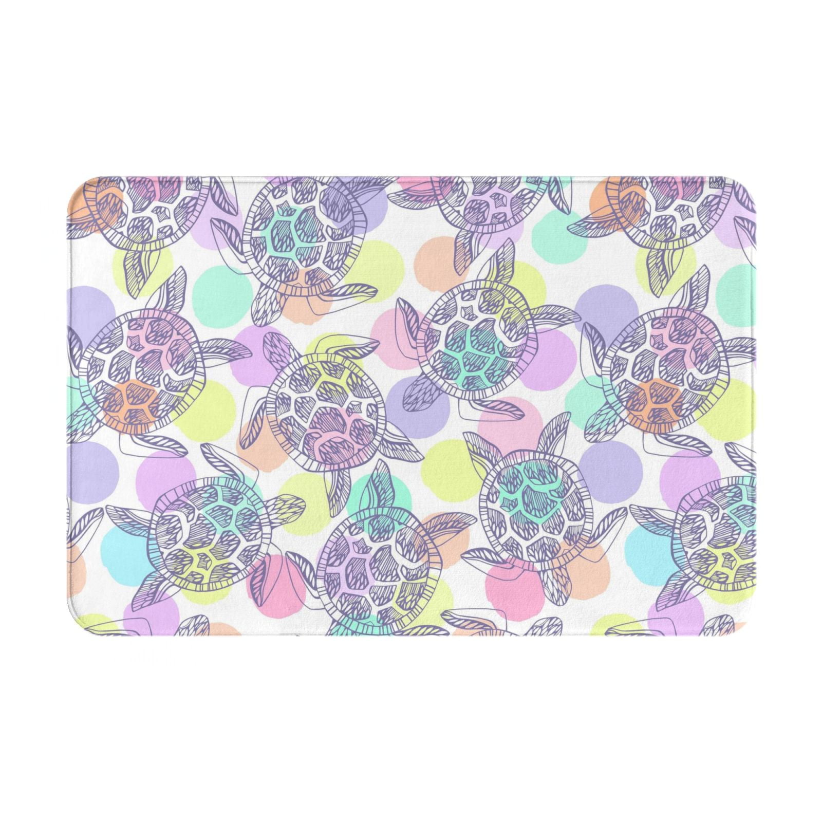 Junzan Sea Turtles Custom Funny Doormat Personalized Door Mats Decorative Entrance Floor