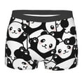 thumbnail image 1 of Junzan Seamless Pattern Cute Panda Mens Underwear Boxer Briefs For Men’s - X-Large, 1 of 9