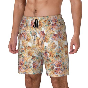 MAGCOMSEN Men's Swim Shorts With Compression Liner - Quick Dry, UPF 50+, Zipper Pockets