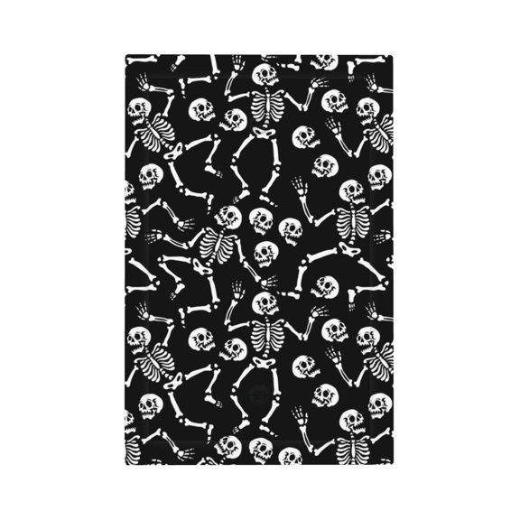 Junzan Skeletons Dancing for Electrical Outlet Covers, 5" x 3" Electric Receptacle Plug Covers Wall Plates 1-Pack Electric Receptacle Plug Covers-Style V