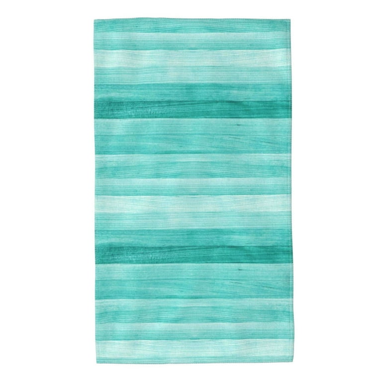 Junzan Teal Turquoise Bathroom Towels Absorbent Compact Beach