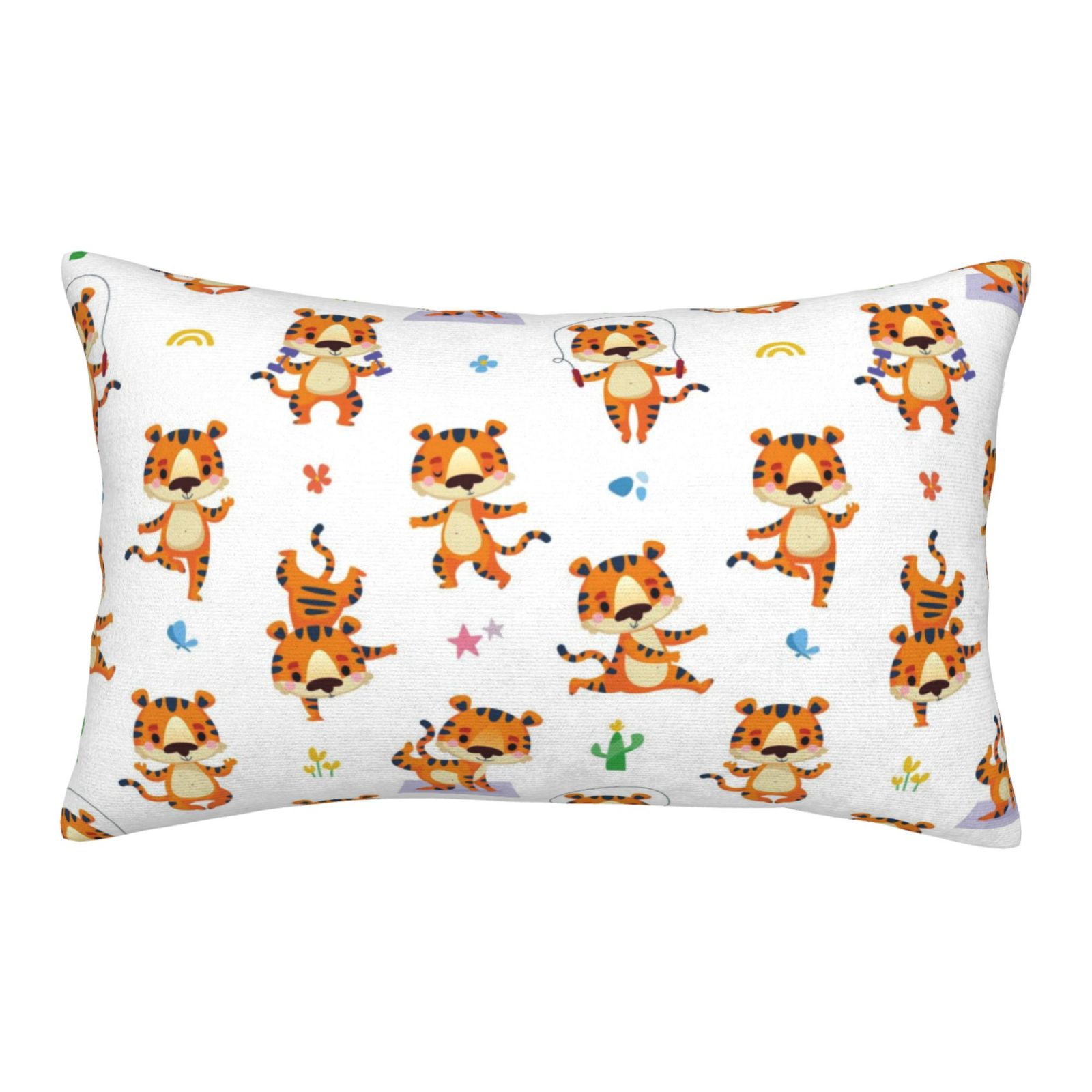 Junzan Tigers Go In For Sports Pillow Cases Standard Size, with
