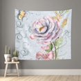 thumbnail image 1 of Junzan Vintage Rose Tapestry Wall Tapestry Home Decor For Room 60x51 Inches, 1 of 9