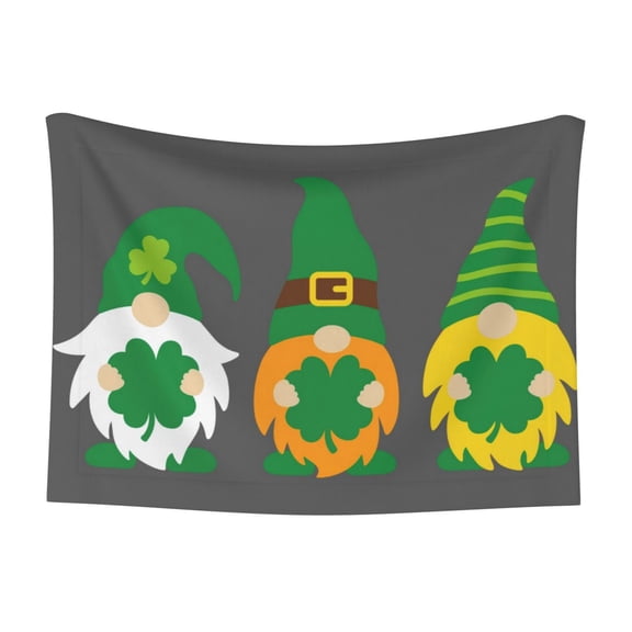 Junzan Waterproof Pet Blanket Dog Blankets,Spring St Patrick’s Day Irish Gnomes Pattern Printing Super Soft Warm,Urine Proof Washable Outdoor Pet Blanket For Puppy Large Dogs & Cats