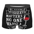 thumbnail image 1 of Junzan Wine Funny Mens Underwear Boxer Briefs For Men’s - Small, 1 of 9