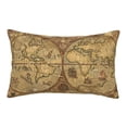thumbnail image 1 of Junzan World Map1 Pillow Cases Standard Size, With Envelope Closure Bed Pillow Cases,20"X30" Inches, 1 of 9