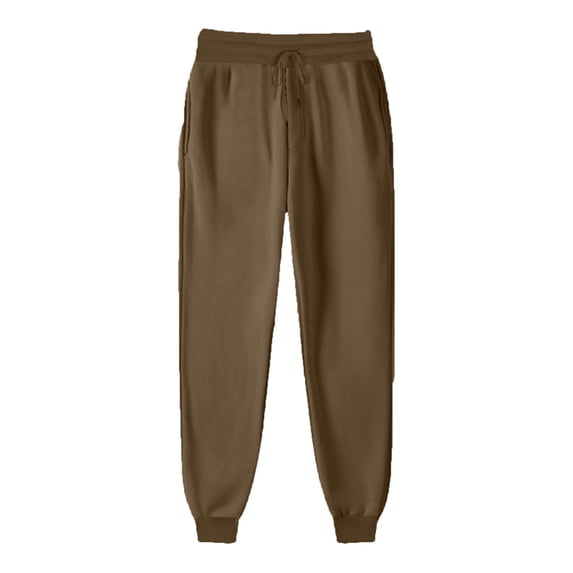 Juorvia Fleece Sweatpants Women Low Elastic Waist Drawstring Casual Slim Fit Joggers with Pockets for Gym Running