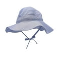 thumbnail image 1 of Juorvia Kids Bucket Hat Sunproof Lightweight Beach Outdoor Stripe(12-24 Months,Blue), 1 of 4