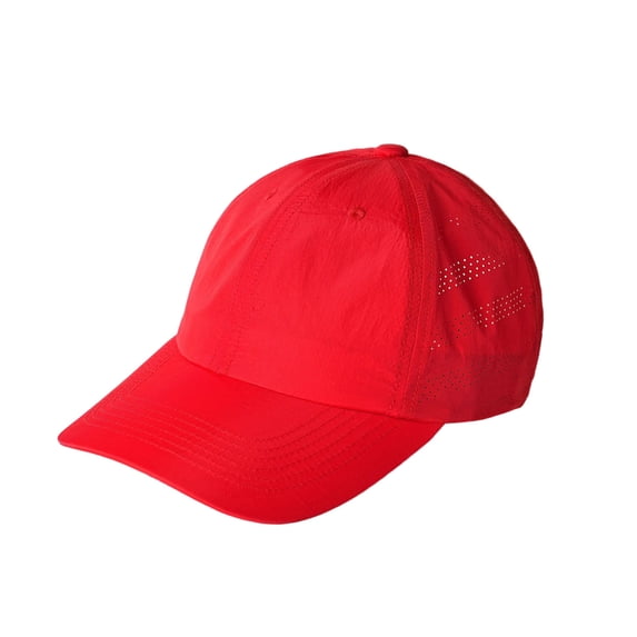 Juorvia Kids Sun Hat Baseball Cap Lightweight Breathable Mesh(10-16 Years,Red)