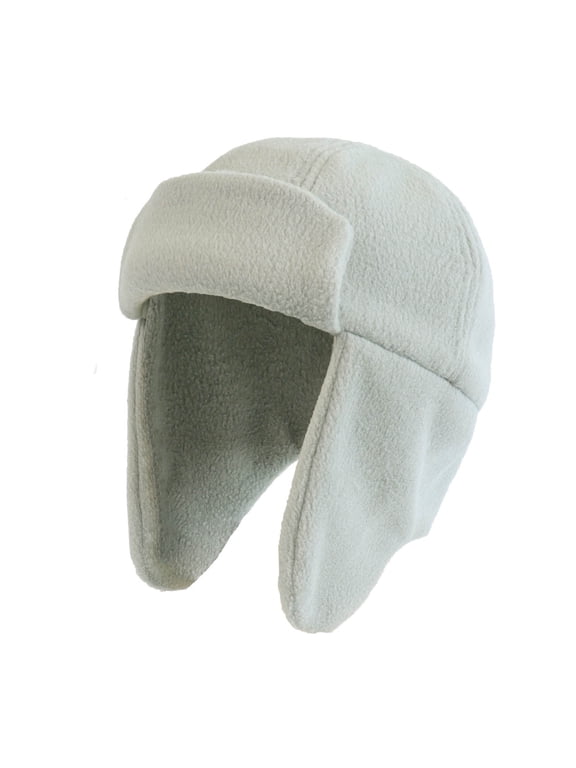 Kids Trapper Hat Earflap Fleece Lined Warm Winter(3-5Years,Gray)
