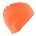 thumbnail image 1 of Juorvia Swim Cap Kids Stretchy Water‑resistant Quickly‑dry(8-18 Years,Orange), 1 of 2