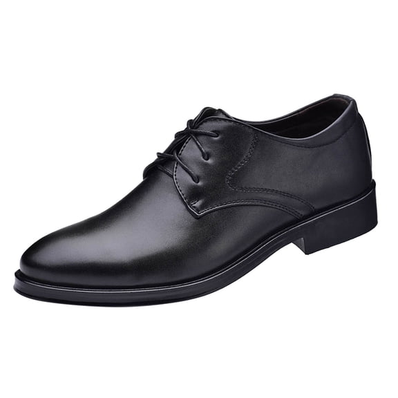 Juosiy Business Dress Shoes for Men Lace Up Leather Shoes Casual Lace Up Oxford Formal Footwear