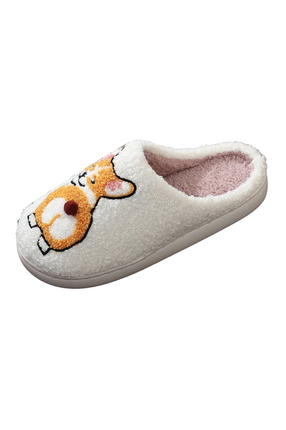 Cozy Slippers for Women Warm Memory Foam Trendy Cute Fuzzy Winter Slip On House Shoes