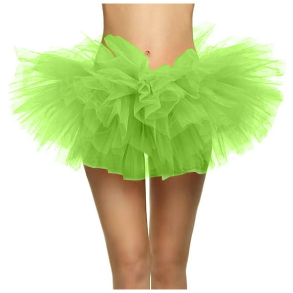 Juosiy Sexy Solid Color Tutus for Women Stylish All-Match Low Waist Lace Layered Short Skirts