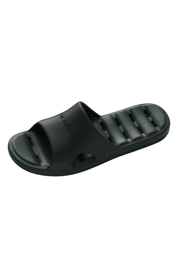 Shower Shoes for Men Non Slip Arch Support Quick Drying Drain Holes Bathroom Slide Sandals