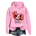 Juosiy Women's Letter Graphic Hoodies Oversized Pullover Tops Casual