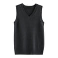 thumbnail image 1 of Juosiy Women's Oversize Casual Loose Sleeveless Knit Vest Fall and Winter V Neck Solid Color Tank Tops, 1 of 4
