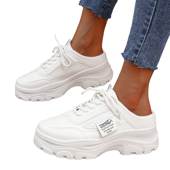 Juosiy Women's Slip on Shoes Casual Backless Shoes Fashion Comfortable Mules Non Slip Loafers