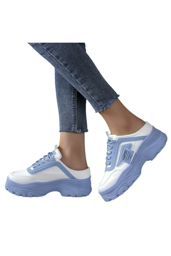 Women's Slip on Shoes Casual Backless Shoes Fashion Comfortable Mules Non Slip Loafers