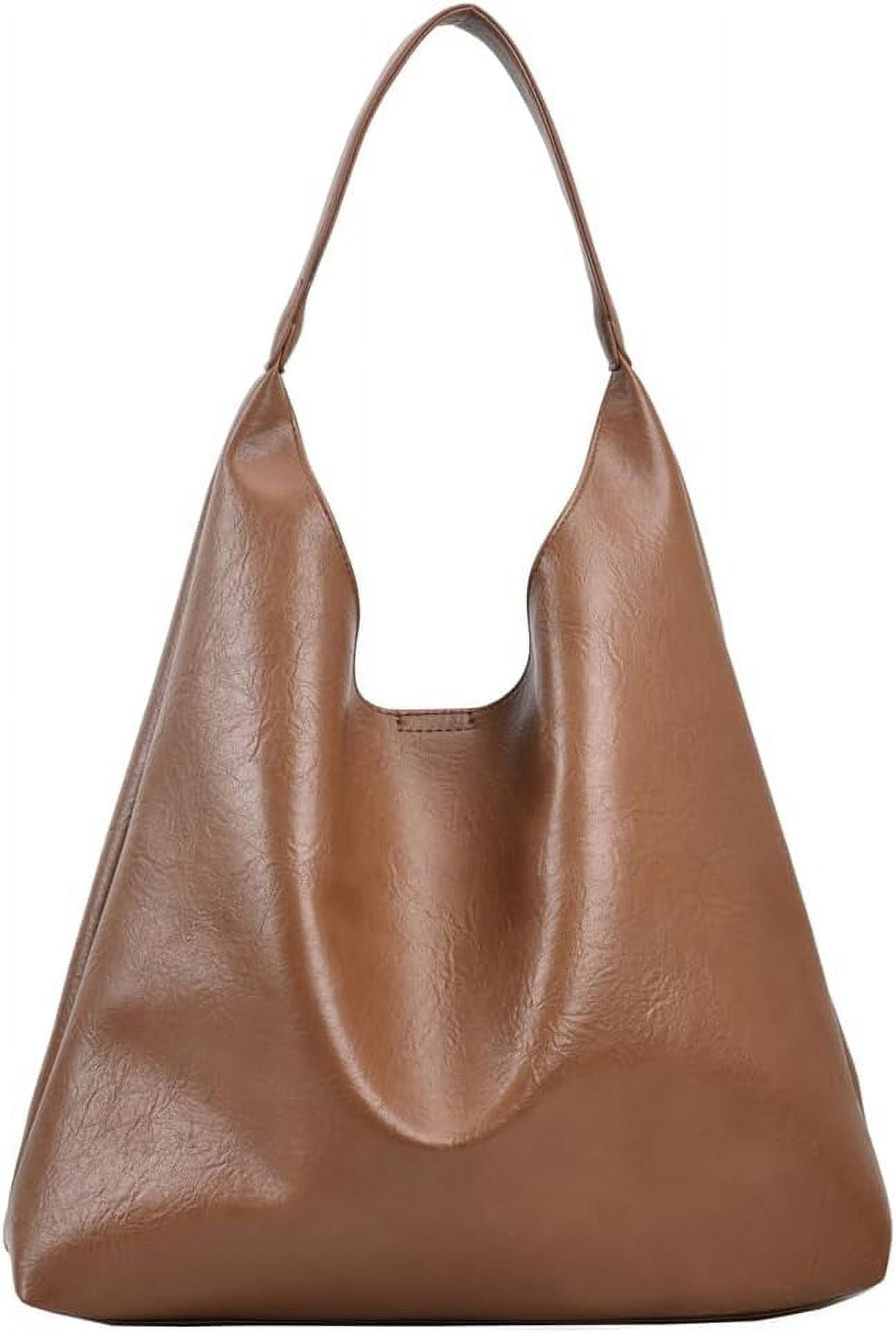 Leather large hobo bag, Leather purse, Soft leather tote, Handbag for women, 2024 Everyday leather purse, Hobo bag, Natural shoulder bag