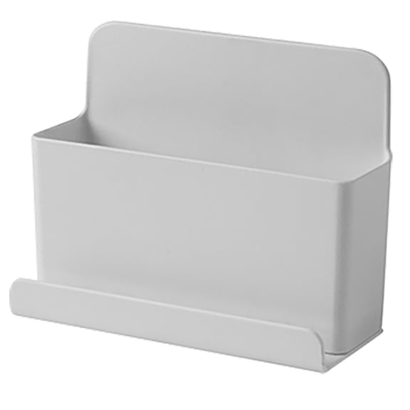 Jupaopon Home Edit Clear Storage Wall Remote Control Storage Box Living Room Wall Small Shelf Gray