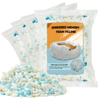 1/2Kg Shredded Memory Foam Filling Breathable Bean Bag Filler Soft Pillow Stuffing  Foam for Couch