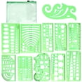 thumbnail image 1 of Jupean Ruler, Sewing Ruler, for Beginners Tailors Designers, 1 of 7