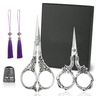 Pinking Shears Stainless Steel Zigzag Handled Professional Dressmaking  Sewing Scissors Scalloped Fabric Craft Scissors