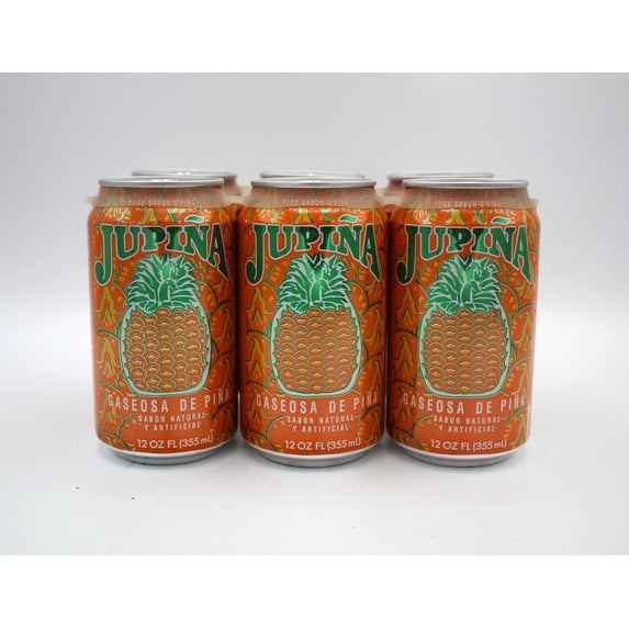 Cawy Jupina Pineapple Soda, 6pk 12 fl oz