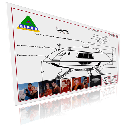 Jupiter 2 Blueprints - 12 Sheets - Lost-In-Space