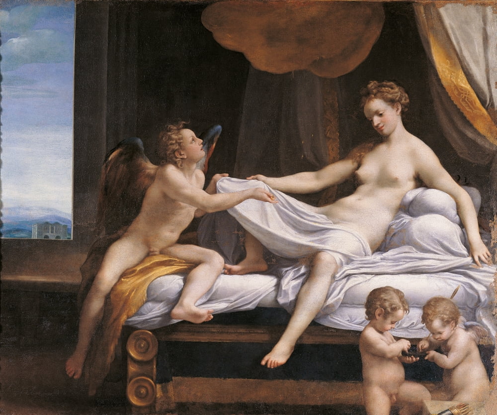 Jupiter And Dana Canvas Art - (24 x 18)