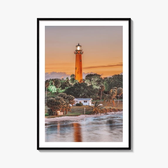 Jupiter Fine Photo Inlet Lighthouse Florida USA Poster , Poster Print ...