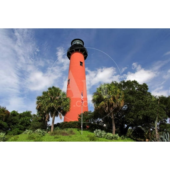 Jupiter Lighthouse, Unframed Photographic Print Wall Art by Wilsilver77 Sold by ArtCom