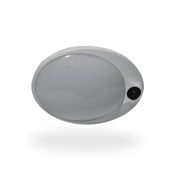 Jupiter Lighting 12V LED RV Ceiling Dome Light with Switch, Neutral White 4200K, Single Pancake Light with Frosted Lens and White Base, Interior Light for Trailer, Camper, Motorhome, Boat (07-003NW)