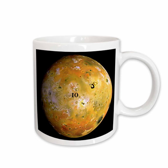 3drose, Jupiter Moon Io, 11oz Mug