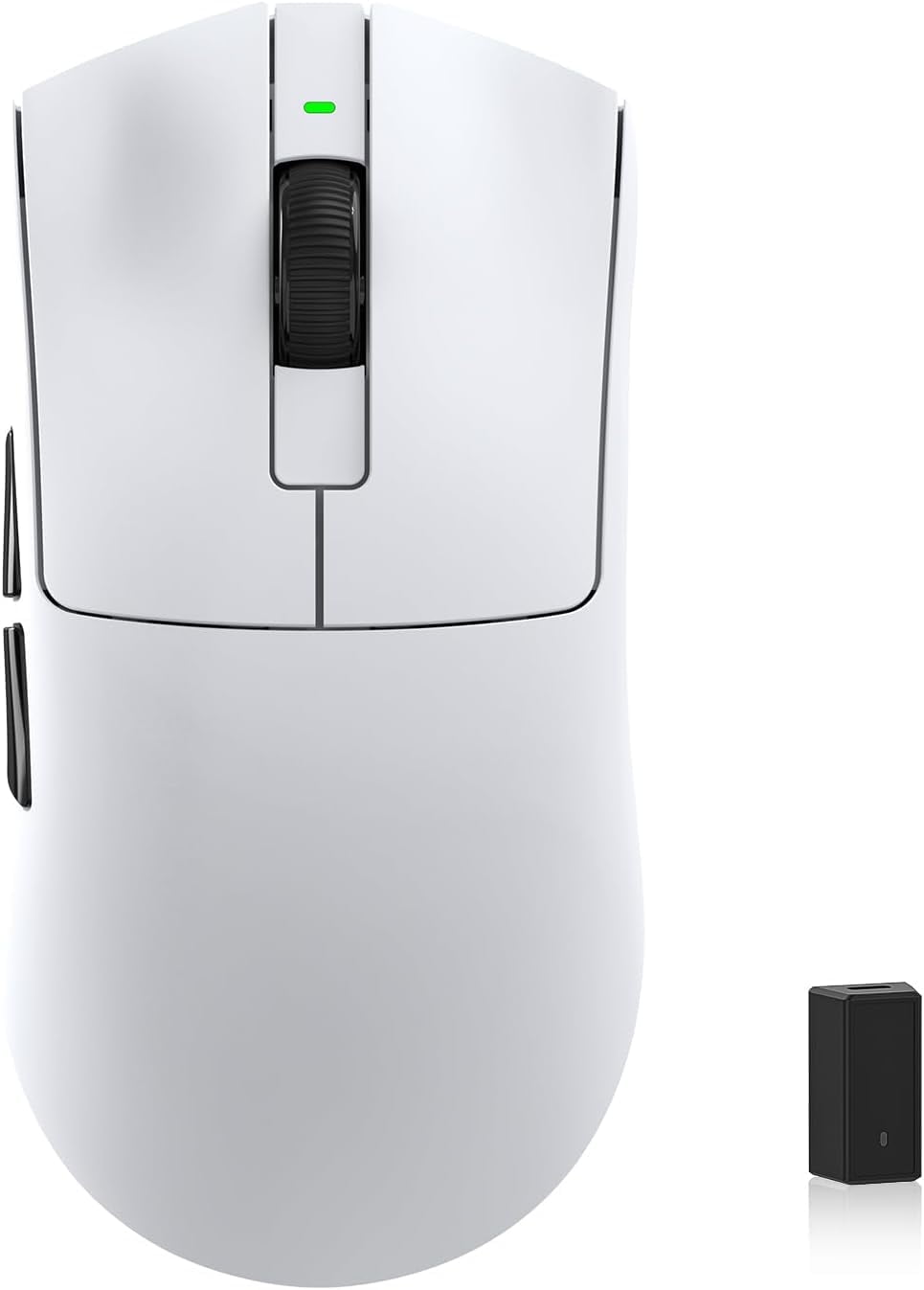 KYSONA Jupiter Wireless Gaming Mouse, 26000 DPI, PAW3395 Optical Sensor, Ultralight 46g, Cool-Touch Surface Coating, Compatible with PC/Mac/Laptop, White