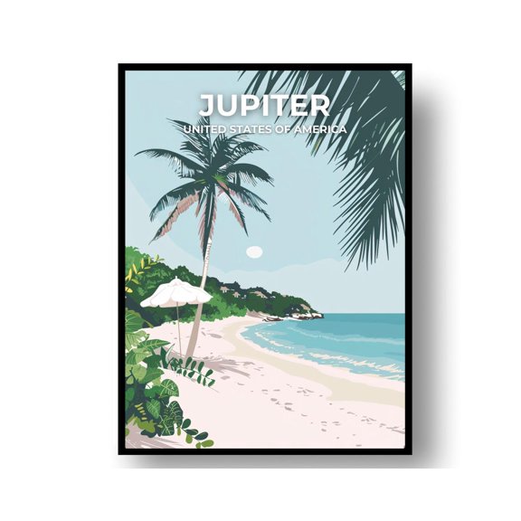 Jupiter Travel Usa Wall Art