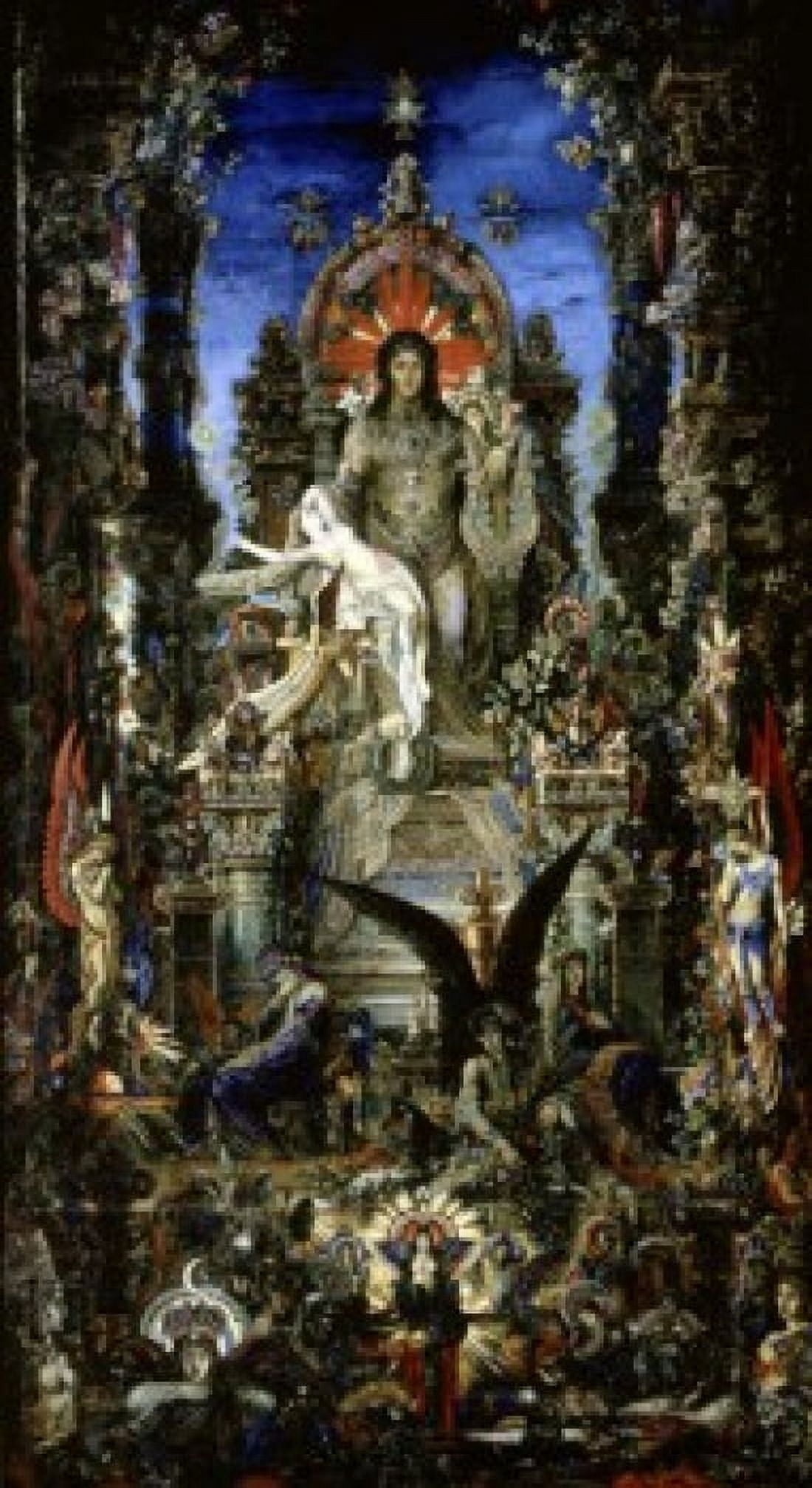 Jupiter et Semele Gustave Moreau (1826-1898French) Musee Gustave Moreau Paris Canvas Art - Gustave Moreau (18 x 24)