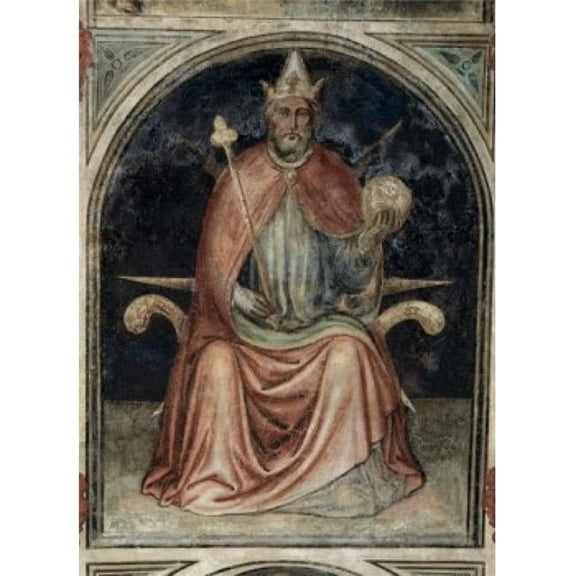 Jupiter in Sagittarius Artist Unknown Italian Palazzo Della Ragione Padua Italy Poster Print - 18 x 24 in.