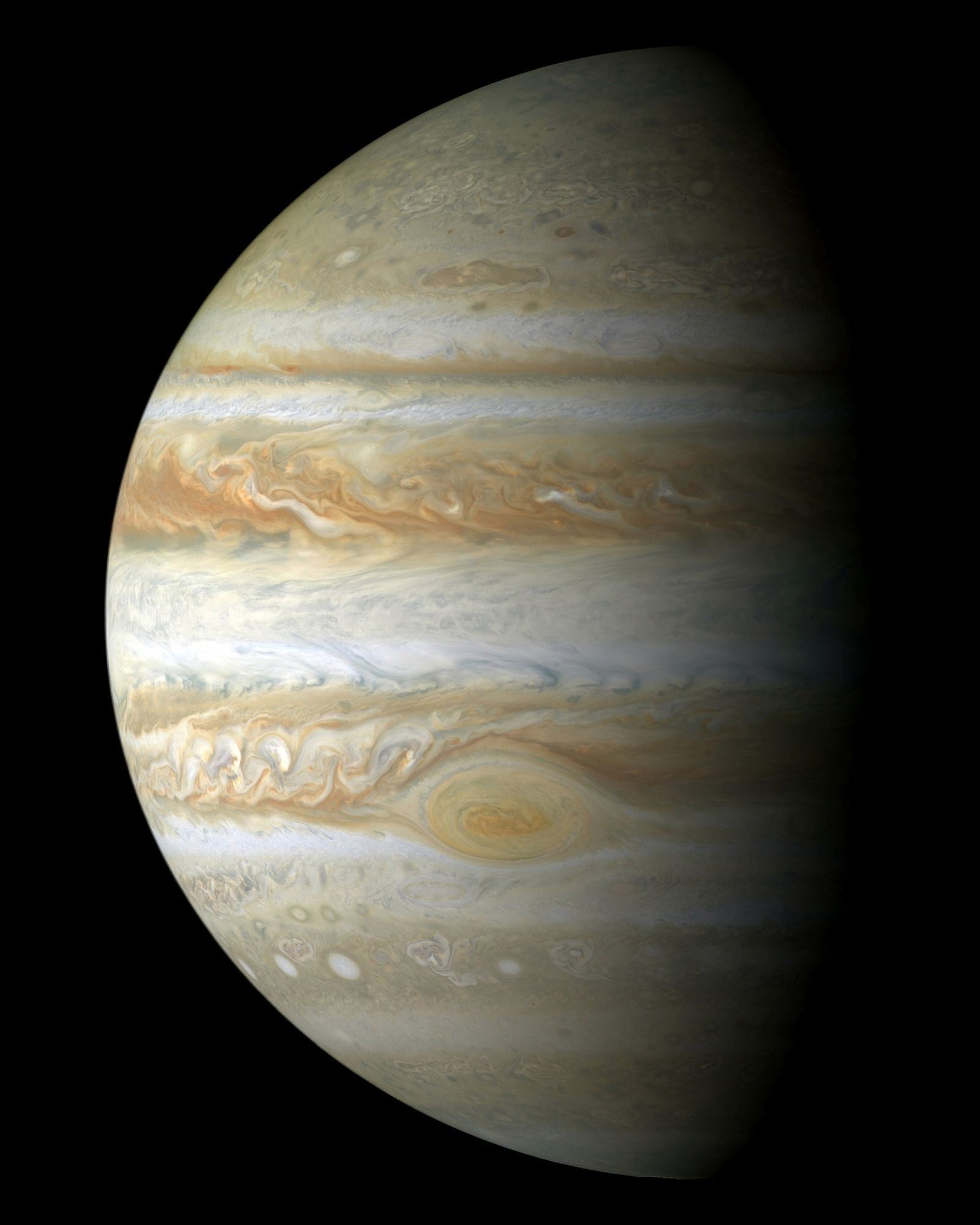 Jupiter mosaic Canvas Art - Stocktrek Images (25 x 31)