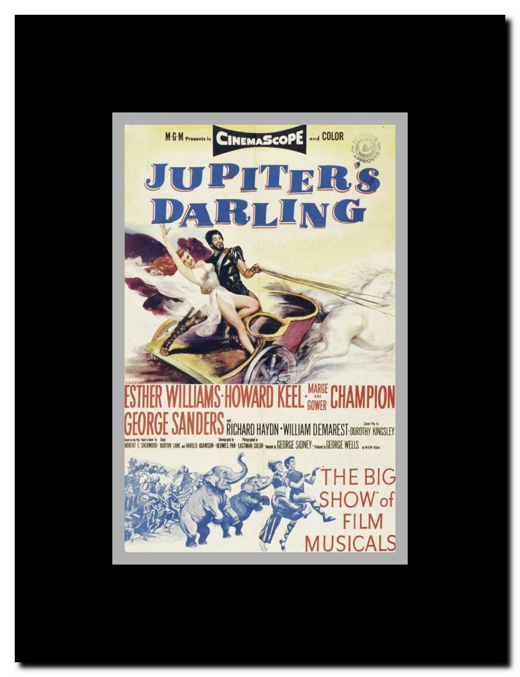 Jupiter's Darling Framed Movie Poster