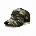 thumbnail image 1 of JupiterGear JG-HAT1-CAM-GRN American Flag Trucker Hat with Adjustable Strap - Breathable & Unisex (JG-HAT1-CAM-GRN) Camo, 1 of 3
