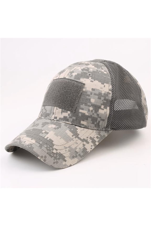 JG-HAT2-ACU Military-Style Tactical Patch Hat with Adjustable Strap (JG-HAT2) ACU