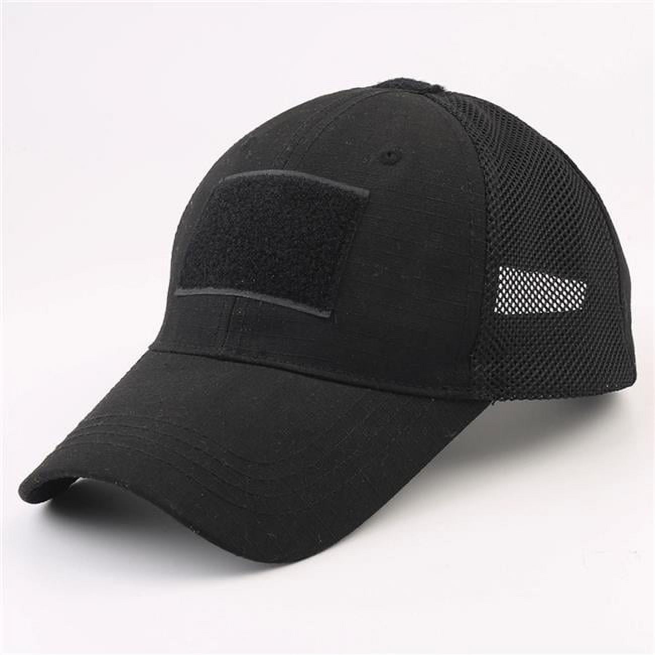 JupiterGear JGHAT2BLK MilitaryStyle Tactical Patch Hat with