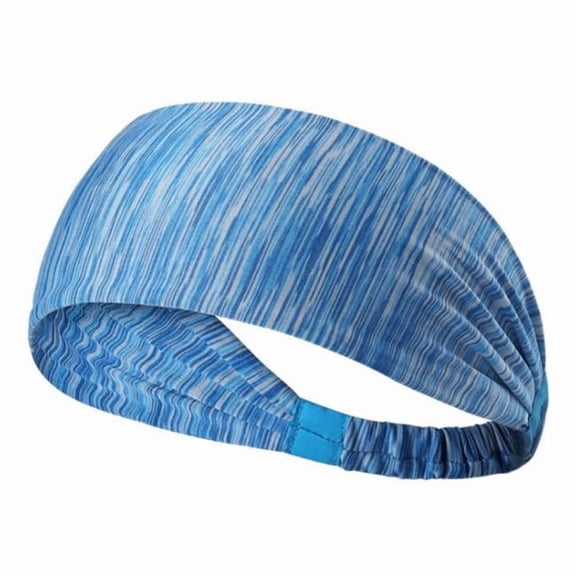 JupiterGear JG-HEADBND2-BLU Namaste Extra-Wide Sports Headband, Blue