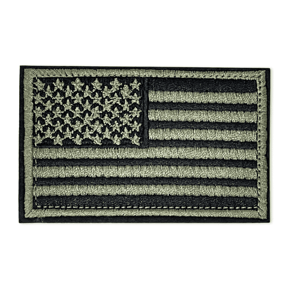 JupiterGear USA Flag Patch with Detachable Backing Marine Green