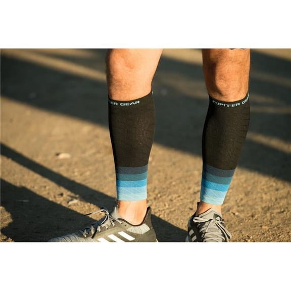 JupiterGear Unisex Endurance Compression Calf & Leg Sleeve for Running & Hiking